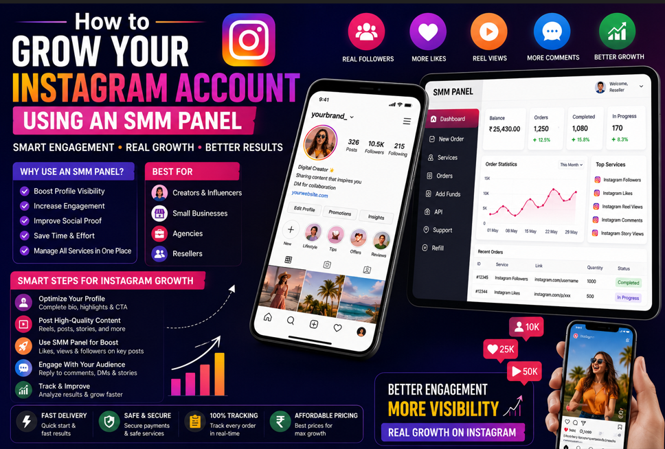 How to Grow Your Instagram Account Using an SMM Panel